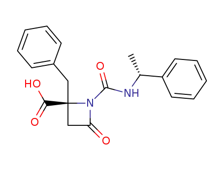 2-Azetidinecarboxylic acid,
4-oxo-1-[[[(1R)-1-phenylethyl]amino]carbonyl]-2-(phenylmethyl)-, (2S)-