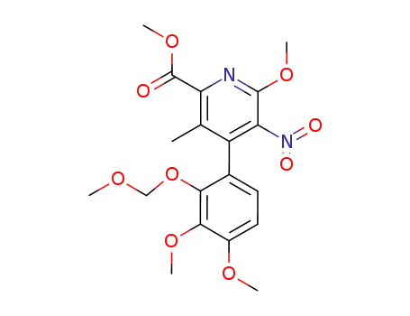 methyl 6-methoxy-4-(3,4-dimethoxy-2-(methoxymethoxy)phenyl)-3-methyl-5-nitropyridine-2-carboxylate