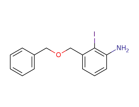 3-benzyloxymethyl-2-iodophenylamine