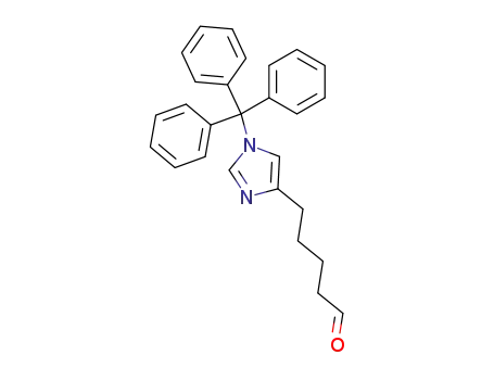 5-(1-trityl-1H-imidazol-4-yl)pentanal