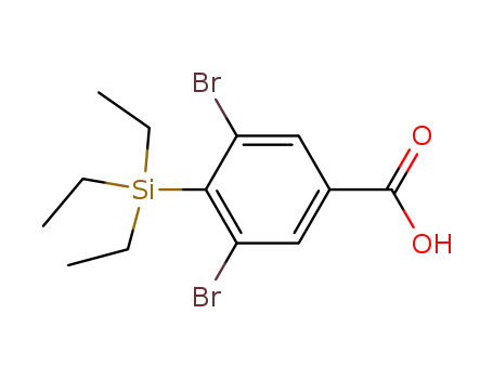 Benzoic acid, 3,5-dibromo-4-(triethylsilyl)-
