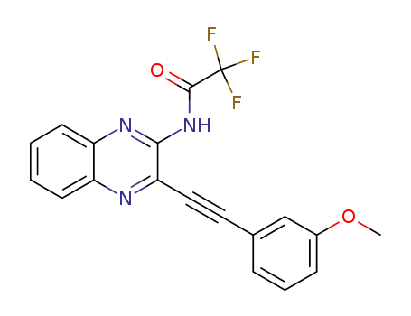 Acetamide,
2,2,2-trifluoro-N-[3-[(3-methoxyphenyl)ethynyl]-2-quinoxalinyl]-