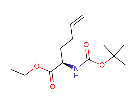 (R)-ethyl 2-N-(tert-butoxycarbonyl)-2-amino-5-hexenoate