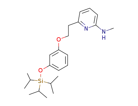 2-Pyridinamine,
N-methyl-6-[2-[3-[[tris(1-methylethyl)silyl]oxy]phenoxy]ethyl]-