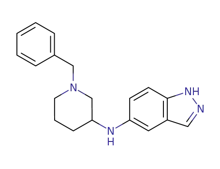 Molecular Structure of 353538-63-3 (N-(1-Benzyl-3-piperidyl)-N(1H-5-indazolyl)-amine)
