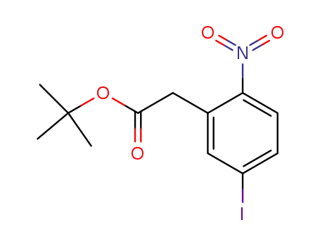 Molecular Structure of 502481-69-8 (TERT-BUTYL 2-(5-IODO-2-NITROPHENYL)ACETATE)