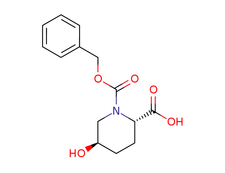 (2S,5R)-N-[(benzyloxy)carbonyl]-5-hydroxy-2-piperidinecarboxylic acid