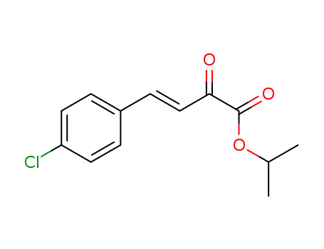 Molecular Structure of 1402910-17-1 ((E)-isopropyl 4-(4-chlorophenyl)-2-oxobut-3-enoate)