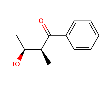 Molecular Structure of 115936-18-0 (1-Butanone, 3-hydroxy-2-methyl-1-phenyl-, (2S,3S)-)