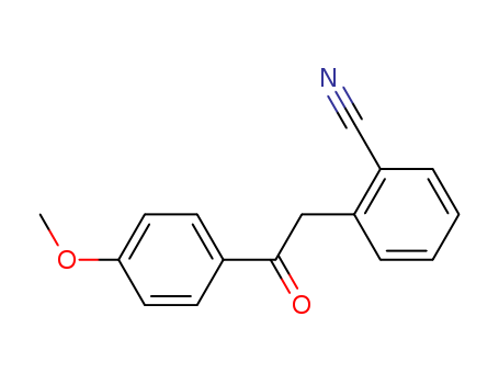 2-[2-(4-methoxyphenyl)-2-oxo-ethyl]benzonitrile cas  13670-86-5