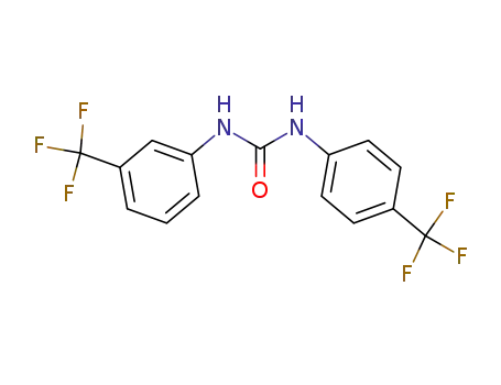 Molecular Structure of 23747-75-3 (1-(3-Trifluoromethyl-phenyl)-3-(4-trifluoromethyl-phenyl)-urea)