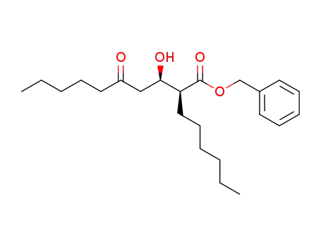 (2S,3R)-2-Hexyl-3-hydroxy-5-oxo-decanoic acid benzyl ester