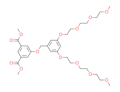 5-(3,5-bis-{2-[2-(2-methoxy-ethoxy)-ethoxy]-ethoxy}-benzyloxy)-isophthalic acid dimethyl ester