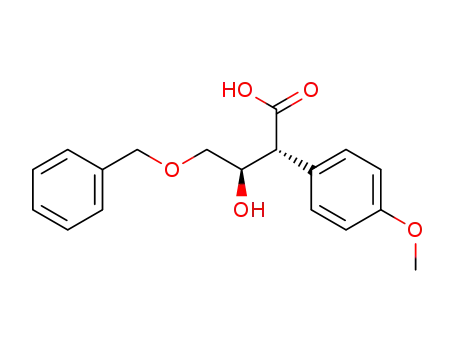 (2R,3R)-4-benzyloxy-3-hydroxy-2-(4-methoxyphenyl)butanoic acid