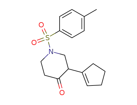 3-(cyclopent-1-enyl)-1-(toluene-4-sulfonyl)piperidin-4-one