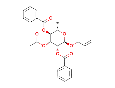 allyl 3-O-acetyl-2,4-di-O-benzoyl-α-L-rhamnopyranoside