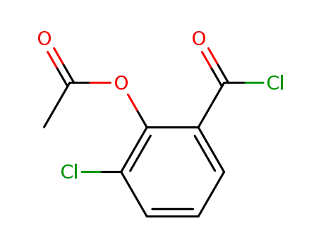 Benzoyl chloride, 2-(acetyloxy)-3-chloro-
