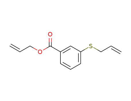 Molecular Structure of 864148-06-1 (3-allylsulfanyl-benzoic acid allyl ester)
