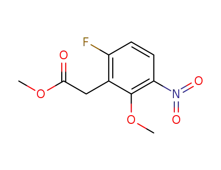 methyl (6-fluoro-2-methoxy-3-nitrophenyl)acetate