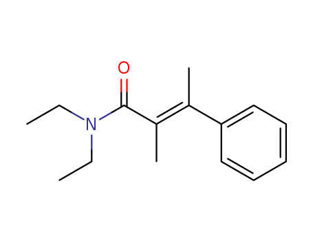 2-Butenamide,N,N-diethyl-2-methyl-3-phenyl- cas  5422-03-7
