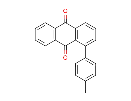 Molecular Structure of 20600-74-2 (1-(4-Methylphenyl)-9,10-anthraquinone)