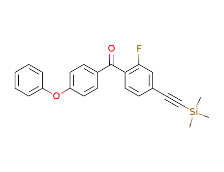 Methanone, [2-fluoro-4-[(trimethylsilyl)ethynyl]phenyl](4-phenoxyphenyl)-