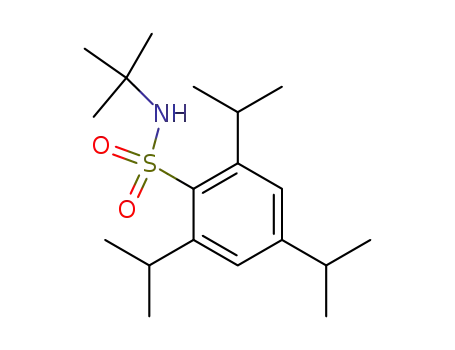 Benzenesulfonamide, N-(1,1-dimethylethyl)-2,4,6-tris(1-methylethyl)-