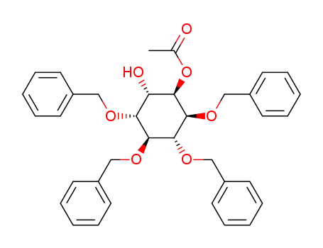 Acetic acid (1R,2S,3R,4S,5R,6S)-2,3,4,5-tetrakis-benzyloxy-6-hydroxy-cyclohexyl ester