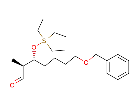 (2S,3R)-7-Benzyloxy-2-methyl-3-triethylsilanyloxy-heptanal