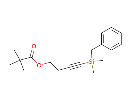 2,2-dimethylpropanoic acid 4-(benzyldimethylsilyl)-3-butynyl ester