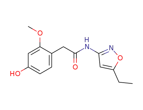 N-(5-ethylisoxazol-3-yl)-2-(4-hydroxy-2-methoxyphenyl)acetamide