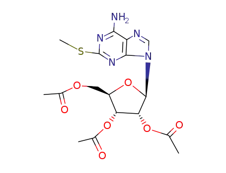 2′,3′,5′-tri-O-acetyl-2-methylthioadenosine