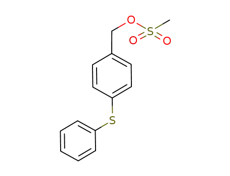 methanesulfonic acid 4-phenylsulfanyl-benzyl ester