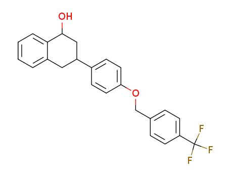 3-[4-[[4-(trifluoromethyl)phenyl]methoxy]phenyl]tetralin-1-ol