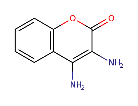 Molecular Structure of 38464-23-2 (3,4-diamino-2H-chromen-2-one)