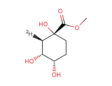 methyl (2R)-[2-<sup>(2)</sup>H<sub>1</sub>]-5-deoxyquinate