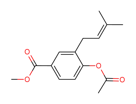 methyl 4-acetoxy-3-(3-methylbut-2-enyl)benzoate