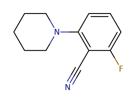 Benzonitrile, 2-fluoro-6-(1-piperidinyl)-