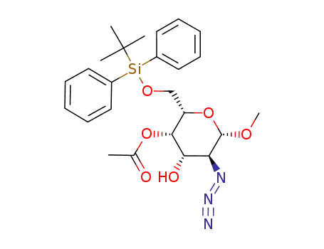 methyl 4-O-acetyl-2-azido-6-O-tert-butyldiphenylsilyl-2-deoxy-β-L-galactopyranoside