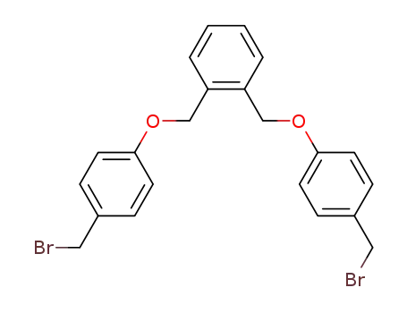 Molecular Structure of 683248-48-8 (Benzene, 1,2-bis[[4-(bromomethyl)phenoxy]methyl]-)