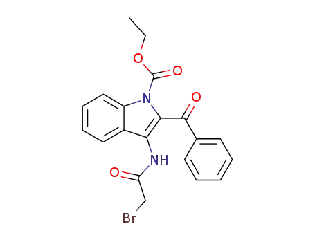 ethyl 2-benzoyl-3-(2-bromoacetamido)-1H-indole-1-carboxylate