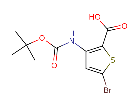 2-Thiophenecarboxylic acid, 5-bromo-3-[[(1,1-dimethylethoxy)carbonyl]amino]-