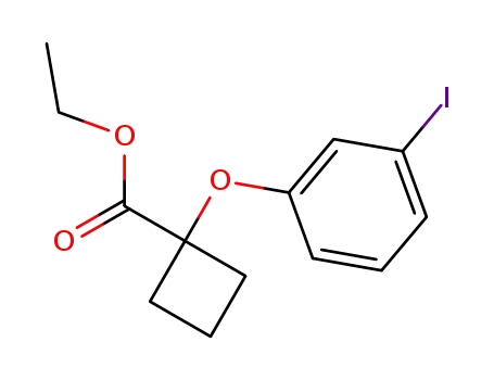 ethyl 1-(3-iodophenoxy)cyclobutanecarboxylate