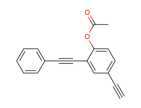 Phenol, 4-ethynyl-2-(phenylethynyl)-, acetate