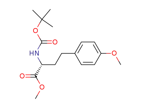 methyl (2R)-2-[(tert-butoxycarbonyl)amino]-4-(4-methoxyphenyl)butanoate