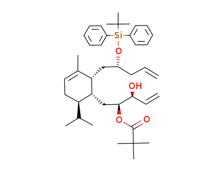 2,2-dimethylpropionic acid (1S,2S)-1-{[(1R,2R,6R)-2-[(2R)-2-(tert-butyl(diphenyl)silanyloxy)pent-4-enyl]-6-isopropyl-3-methylcyclohex-3-enyl]methyl}-2-hydroxybut-3-enyl ester