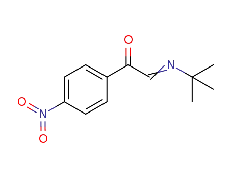 Molecular Structure of 1256291-75-4 (2-(tert-butylimino)(4'-nitrophenyl)ethanone)