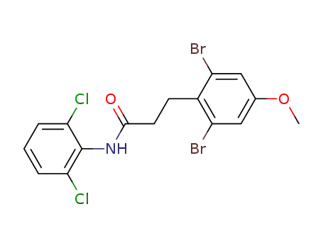 N-(2,6-dichlorophenyl)-3-(2,6-dibromo-4-methoxyphenyl)-propionamide