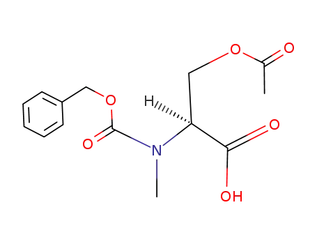 Molecular Structure of 519156-35-5 (N-ALPHA-BENZYLOXYCARBONYL-N-ALPHA-METHYL-O-ACETYL-L-SERINE DICYCLOHEXYLAMINE)