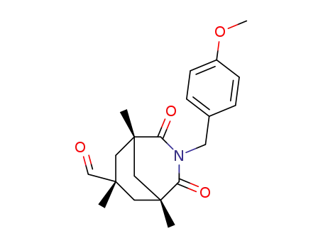 (1R,5S,7R)-3-(4-Methoxy-benzyl)-1,5,7-trimethyl-2,4-dioxo-3-aza-bicyclo[3.3.1]nonane-7-carbaldehyde